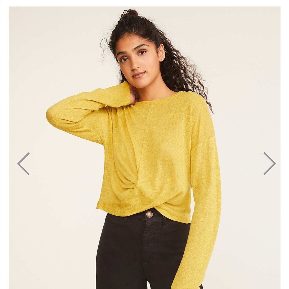 Lou & Grey Twist Front Top